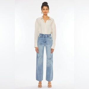 Kancan Wanda Ultra High Rise 90's Straight Leg Jeans Size‎ 28
